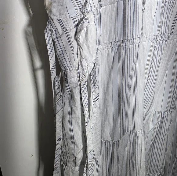 Rails Julia dress West Seaport Stripe spaghetti strap maxi length large - Picture 5 of 7